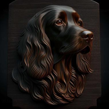 3D model Field Spaniel dog (STL)